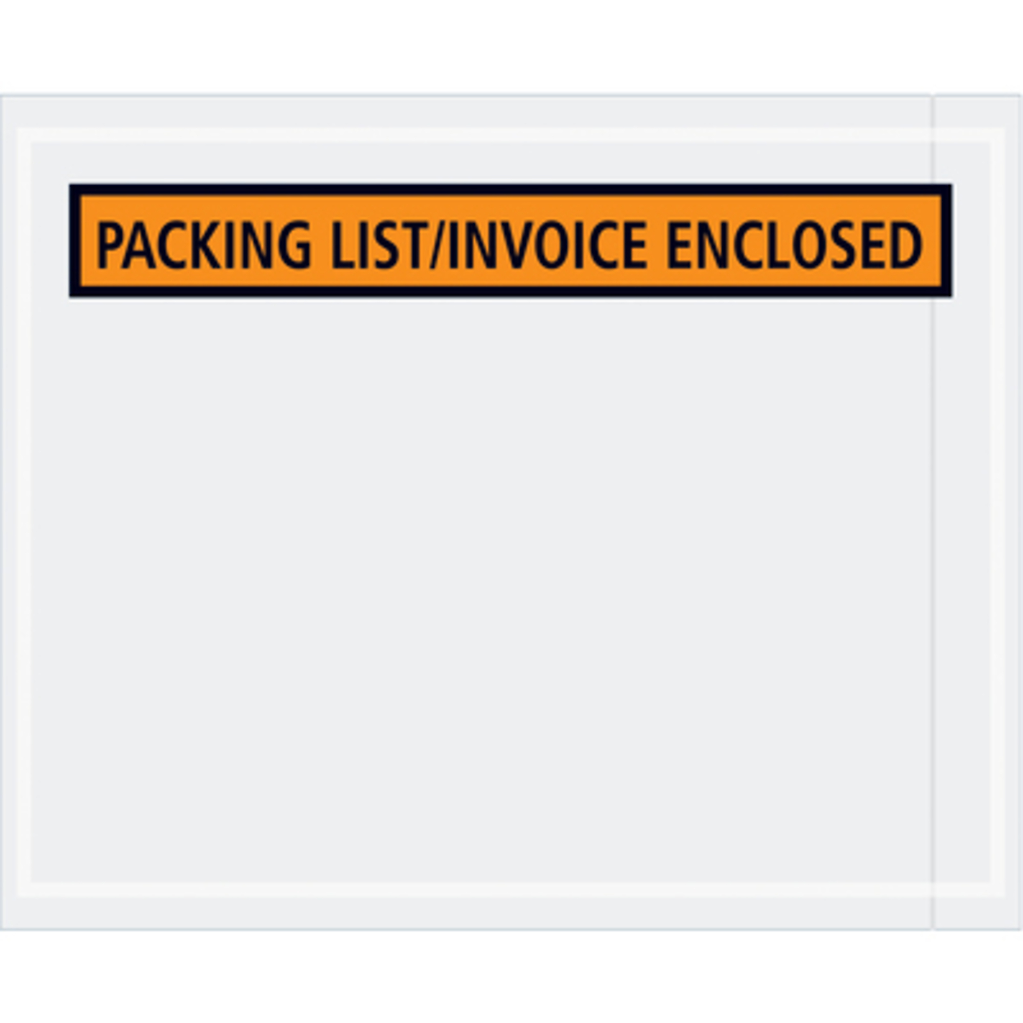4 1/2 x 5 1/2in. O "Pkng. List/Invoice Encl." E 1000/CS, Length 4.5 in, Model# PL462
